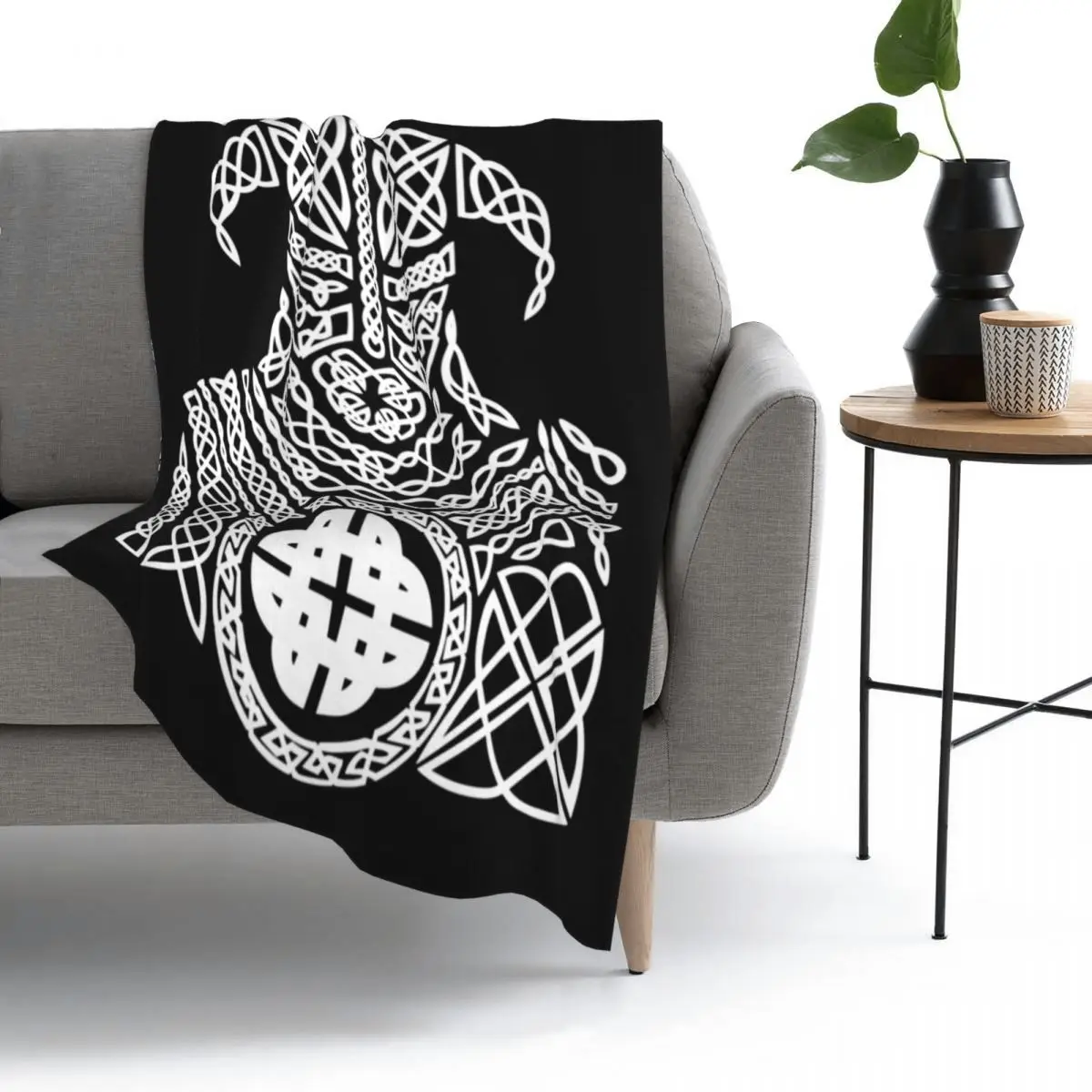 

Symbol Of The Vikings Throw Blanket Fleece Throw Blanket BedBlanket SofaBlanket Flannel Warm bedding On Home travel Adult child