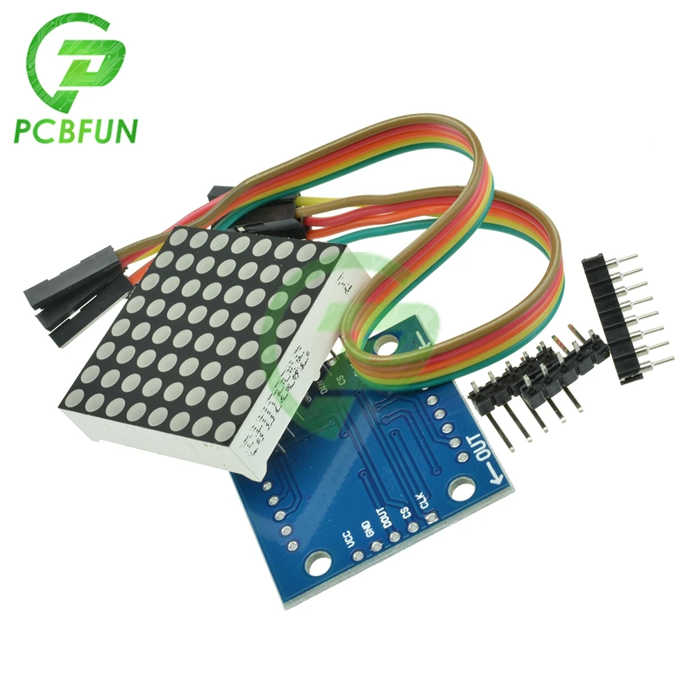 8x8 8*8 MAX7219 точечный модуль светодиодной матрицы MCU светодиодный управления