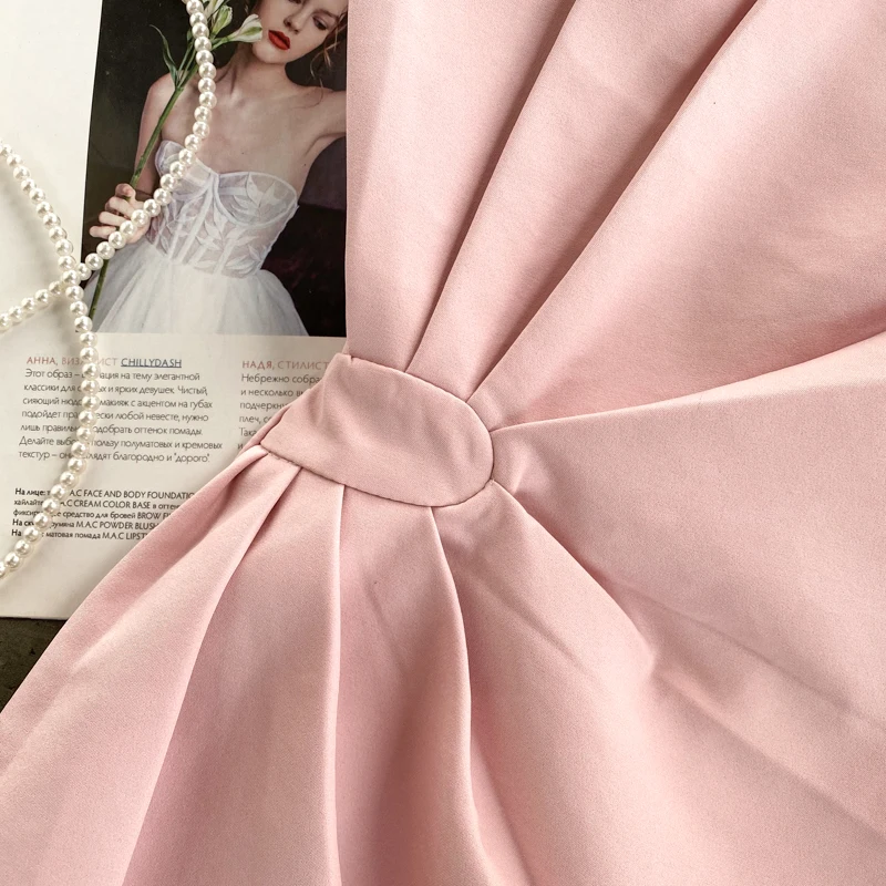 

Top women's summer design small number of ruffles fold waist irregular suspender waistcoat fashion wear versatile trend