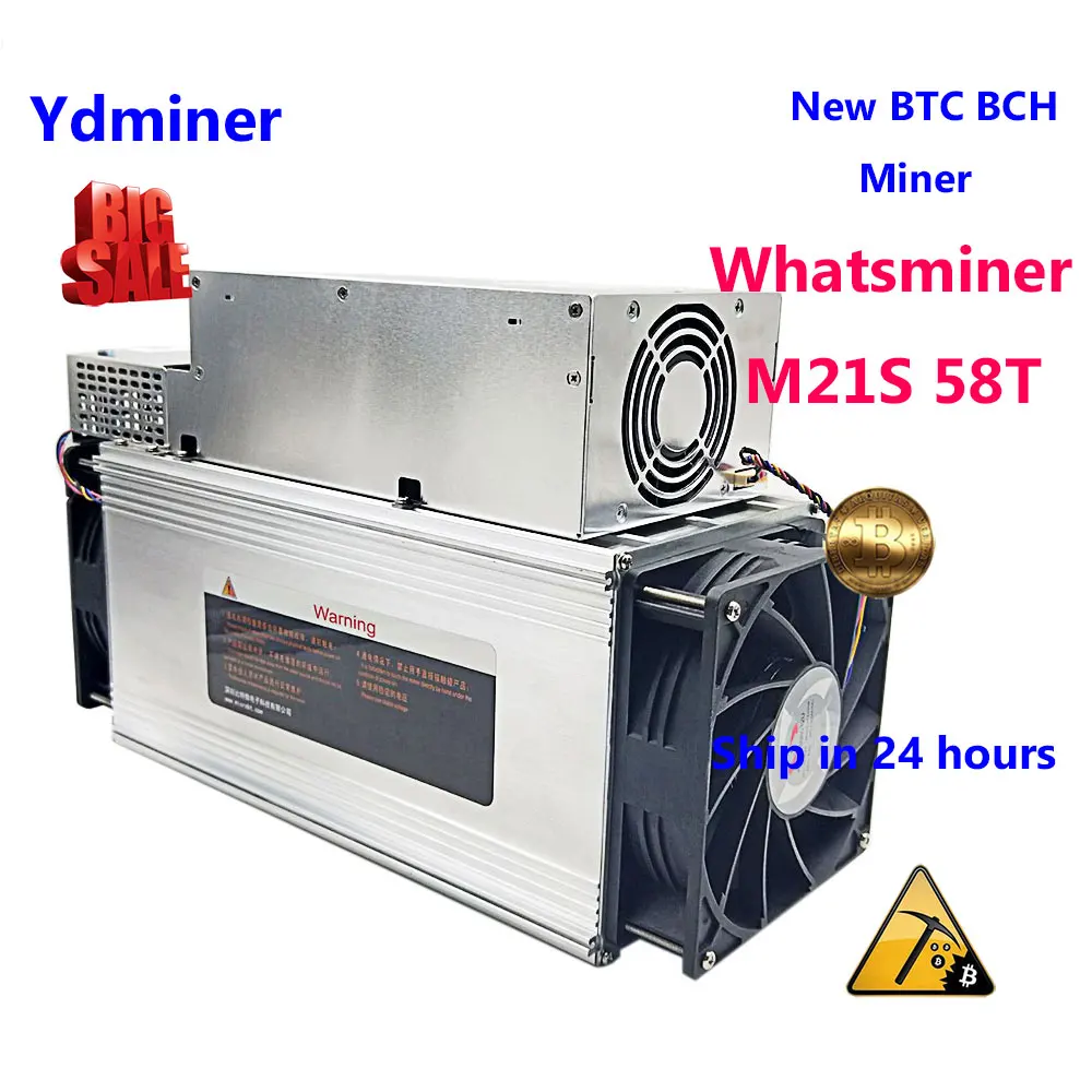 whatsminer m21s 58t ASIC SHA 256 майнер новый биткойн майниг минералы горная машина ферма