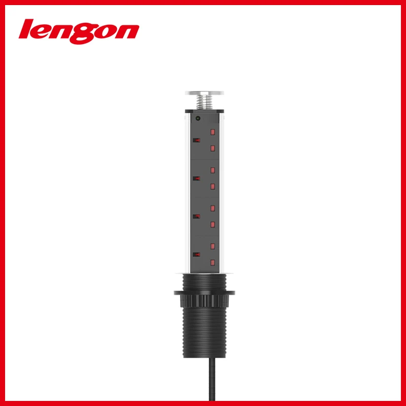 LENGON 220V UK/штепсельная вилка европейского стандарта 16A тянуть POP UP электрические 3