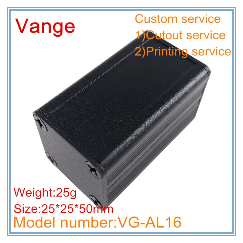 1 шт./лот разделенные пресс-формы экструзионные коробки 25*25*100 мм 6063-T5 алюминиевые