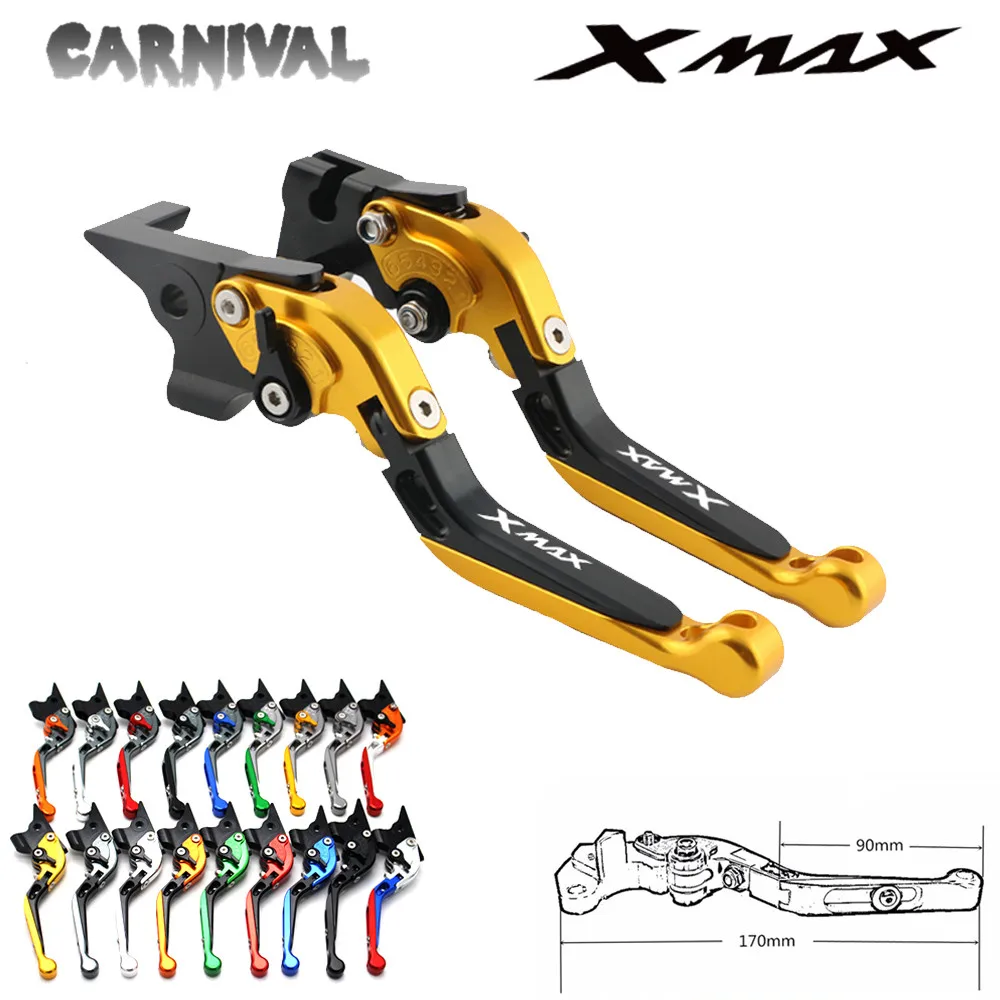 

XMAX logo for YAMAHA X-MAX X MAX XMAX 250 400 XMAX250 XMAX400 motorcycle accessories aluminum brake clutch levers