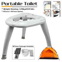 285mm425mm portable toilets seat foldable outdoor bath removable travel potty toilet seat commode chair bathroom fixture 120kg