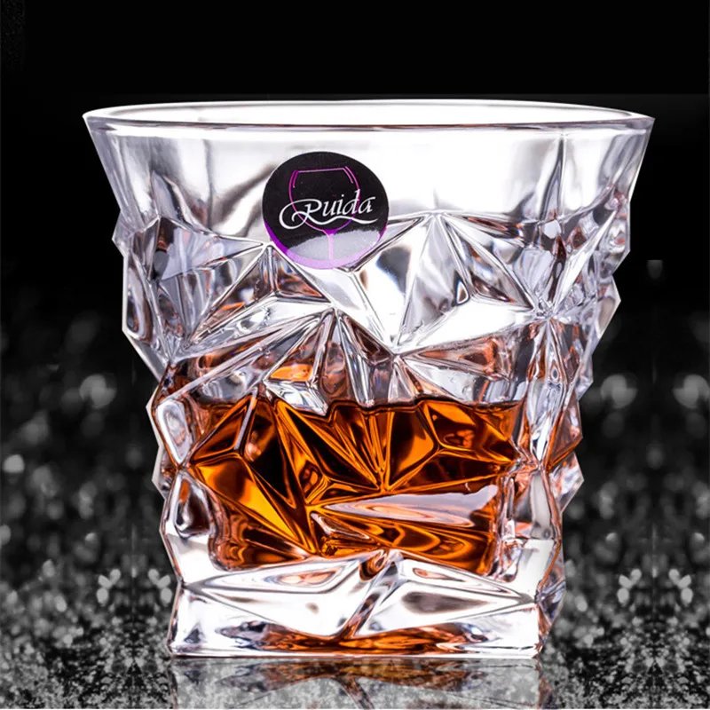 

Brand Wine Glass Lead-free Heat Resistant Transparent Crystal Beer Whiskey Brandy Vodka Cup Multi Pattern Drinkware Bar Gifts