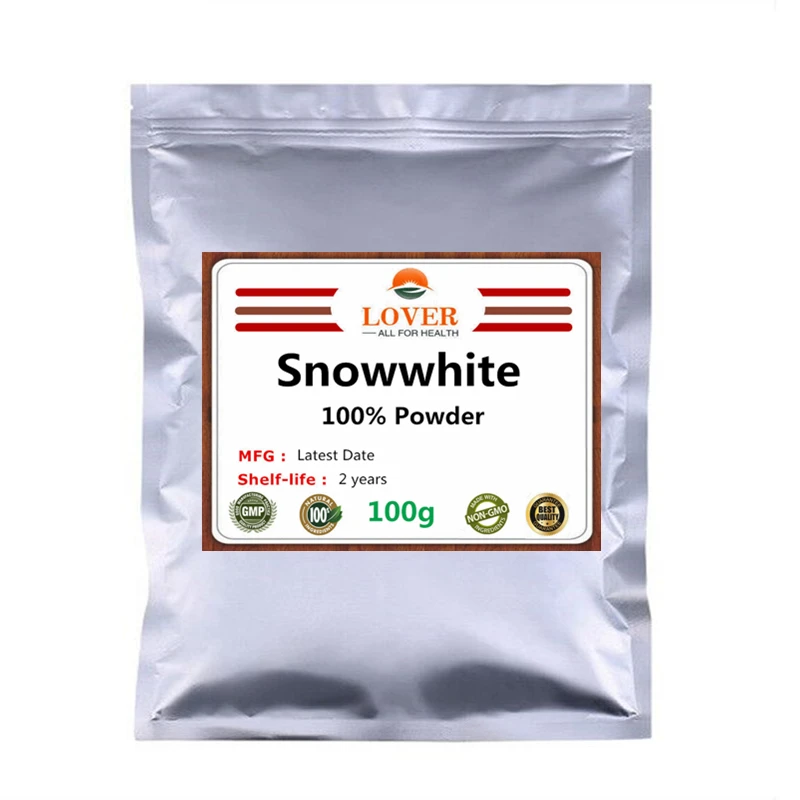 100% порошок Snowwhtie пищевой/косметический отбеливающий и увлажняющий кожу удаляет