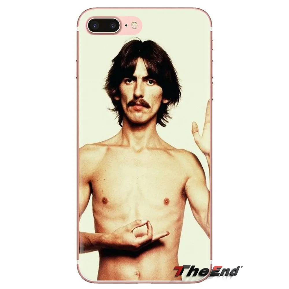 For Sony Xperia Z Z1 Z2 Z3 Z5 compact M2 M4 M5 C4 E3 T3 XA Huawei Mate 7 8 Y3II Soft TPU Case George Harrison my favorite Beatle |