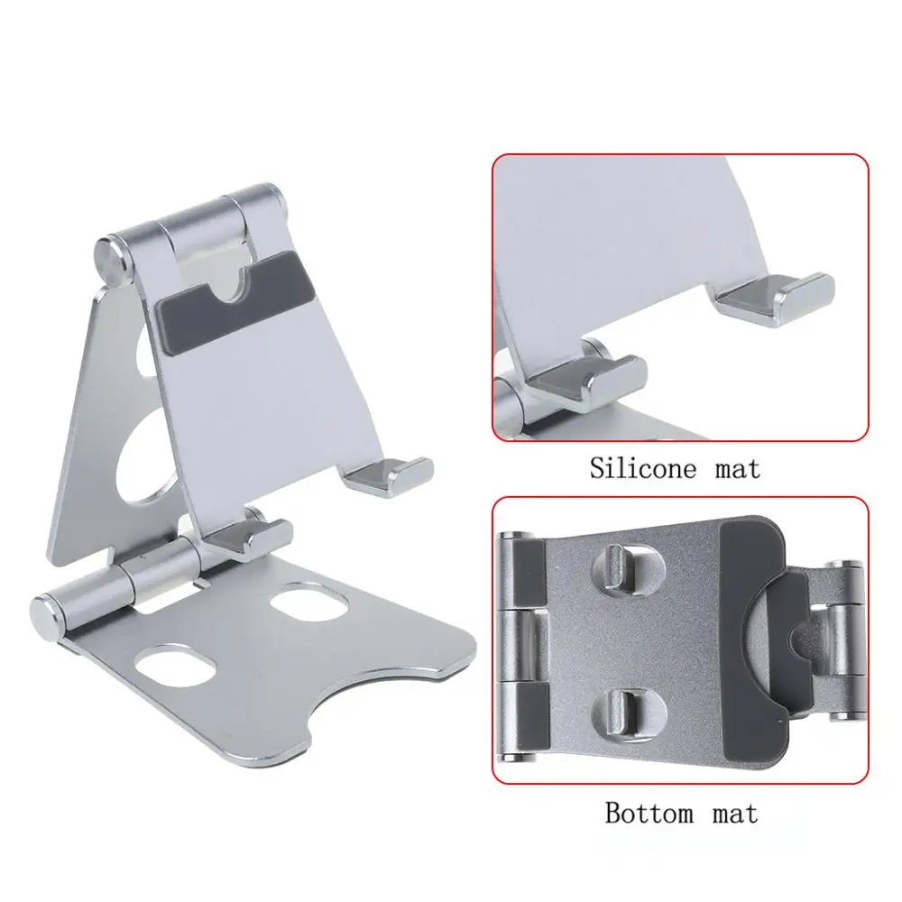 

Dual Foldable Desktop Rotary Tablet Stand Mobile Phone Holder Mount Bracket for iPhone for iPad for Samsung Xiaomi for Huawei