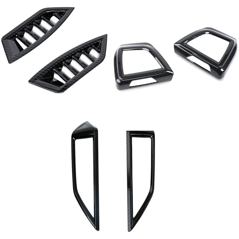 

Carbon Fiber Car A/C Air Outlet Vent Cover Trim Decor Frame for Subaru XV Crosstrek Impreza 2018-2021 Accessories, 6Pcs