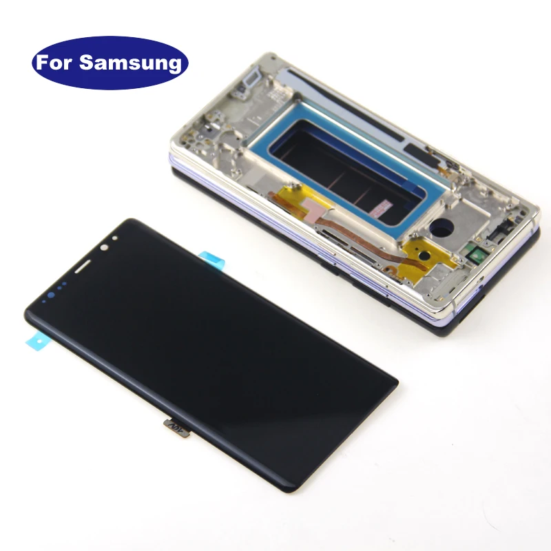 2960*1440 6.3 Amoled lcd Replacement with frame For Samsung Note 8 Lcd Display Touch Screen Digitizer Note8 N950 N950F