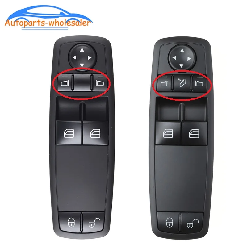 

Car A1698206510 A1698206410 For Mercedes-Benz A W169 B W245 ML W164 R W251 GL X164 New Door Window Mirror Master Switch