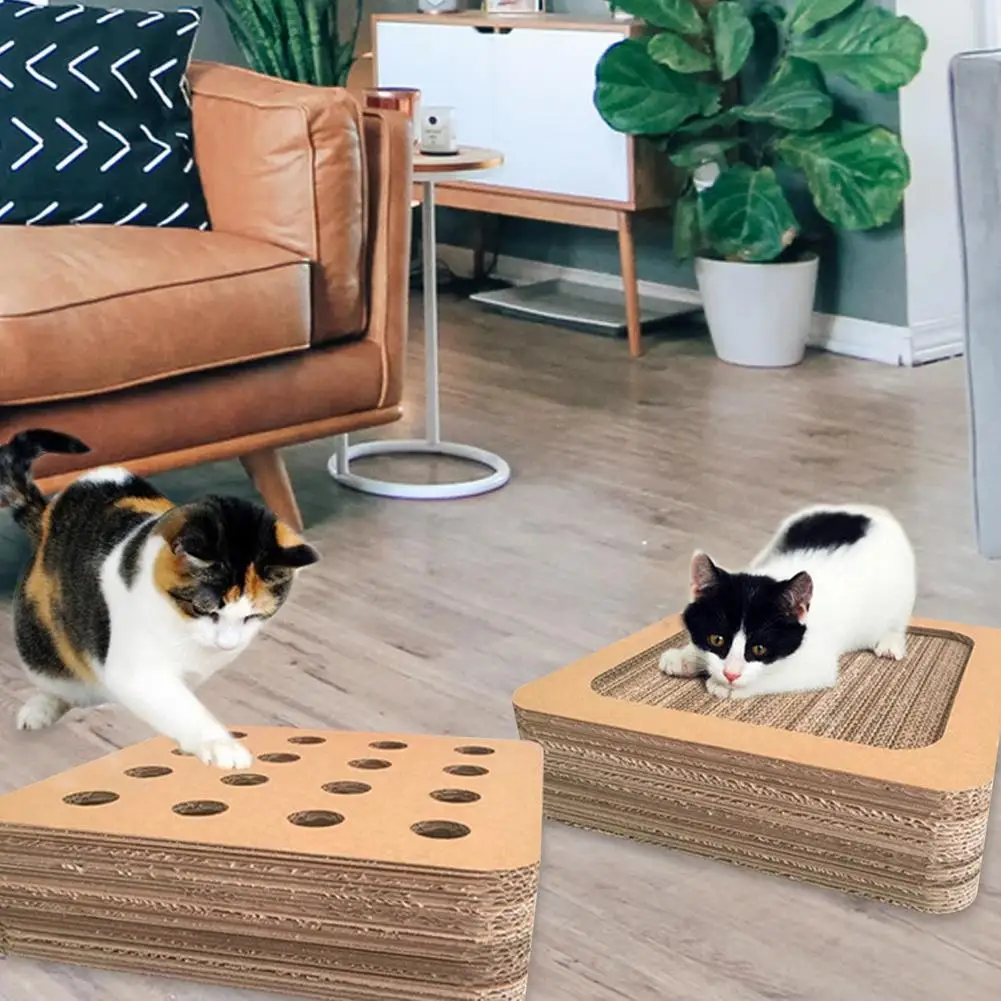 

15-hole Cat Scratcher Ball Cat Toys Bells Scratching Board Funny Corrugated Scratching Board For Pet Cat Scratcher Toys