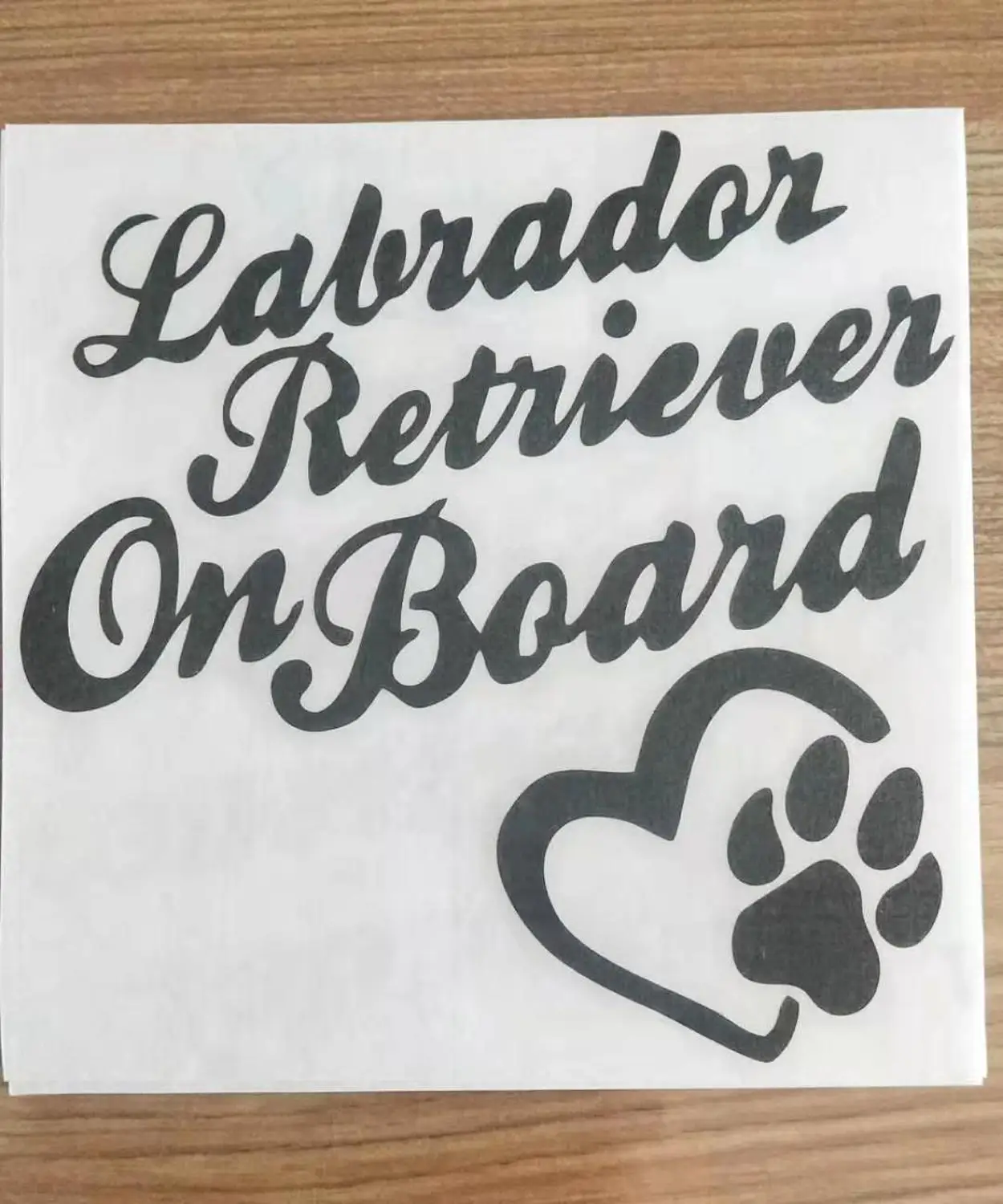Labrador Retriever on Board Puppy Paws Dog Vinyl High Quality Car Sticker Motorcycle SUVs Bumper Window | Автомобили и мотоциклы