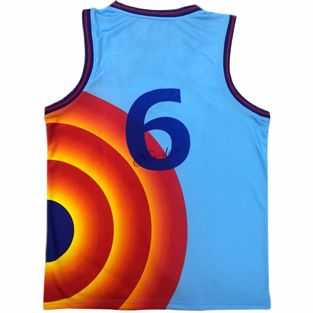 space jam jersey kids men cosplay tune squad 6 james basketball uniform a new legacy sportswear t shirt shorts costume set free global shipping