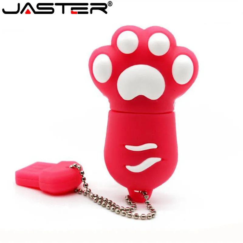 USB-флеш-накопитель JASTER с мультяшным рисунком милого кота на 64 ГБ 4 8 16 32