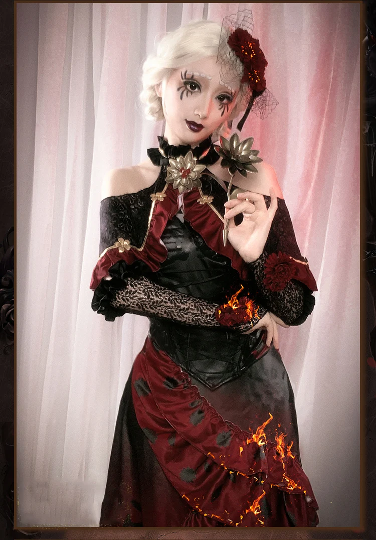 

Identity v cosplay Survivors Doctor Emily Dale cosplay Costume Lydia Jones Fancy Dress Party Halloween cosplay Wigs and shoes