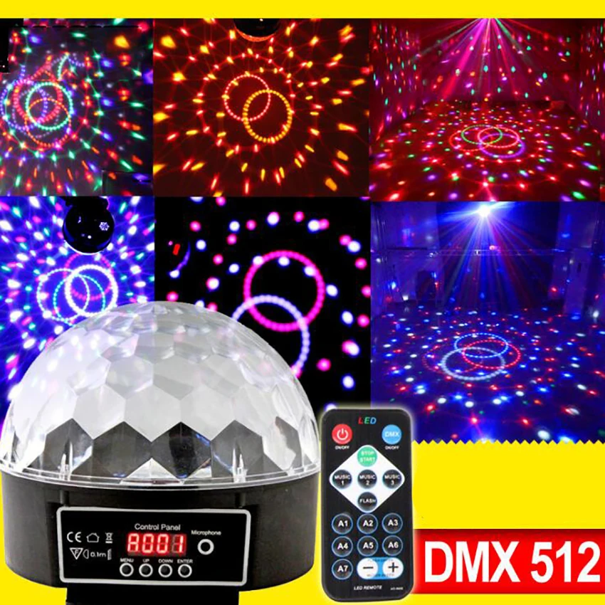 

Disco Lights with Remote Control Sound Activated Strobe Light Disco Ball Party Light 6colors for Xmas Parties DJ Karaoke Wedding