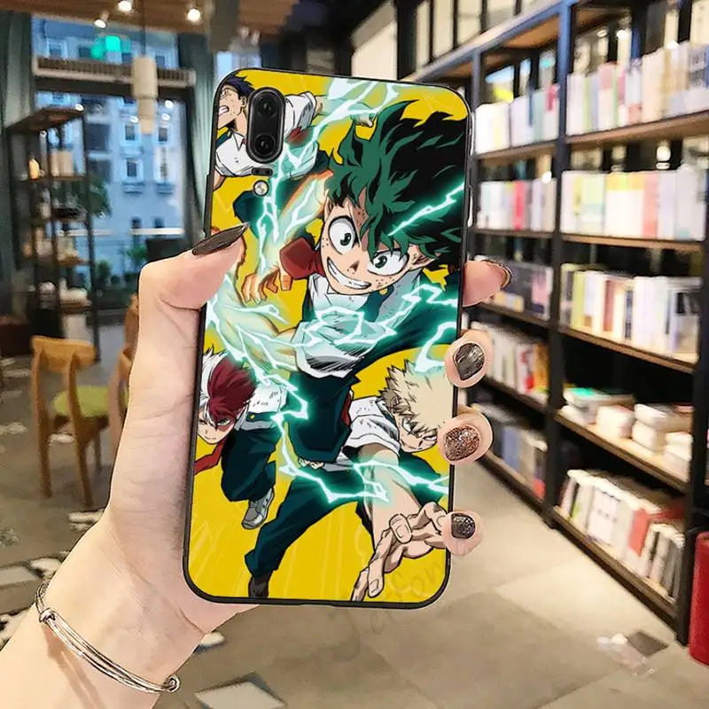 

Japan Anime My Hero Academia Phone Case For Huawei honor Mate P 10 20 30 40 i 9 8 pro x Lite smart 2019 nova 5t