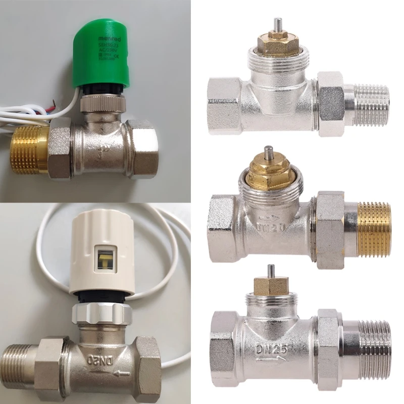 DN15 DN20 DN25 водяной клапан электрический привод для контроля температуры ОВКВ TRVThermal