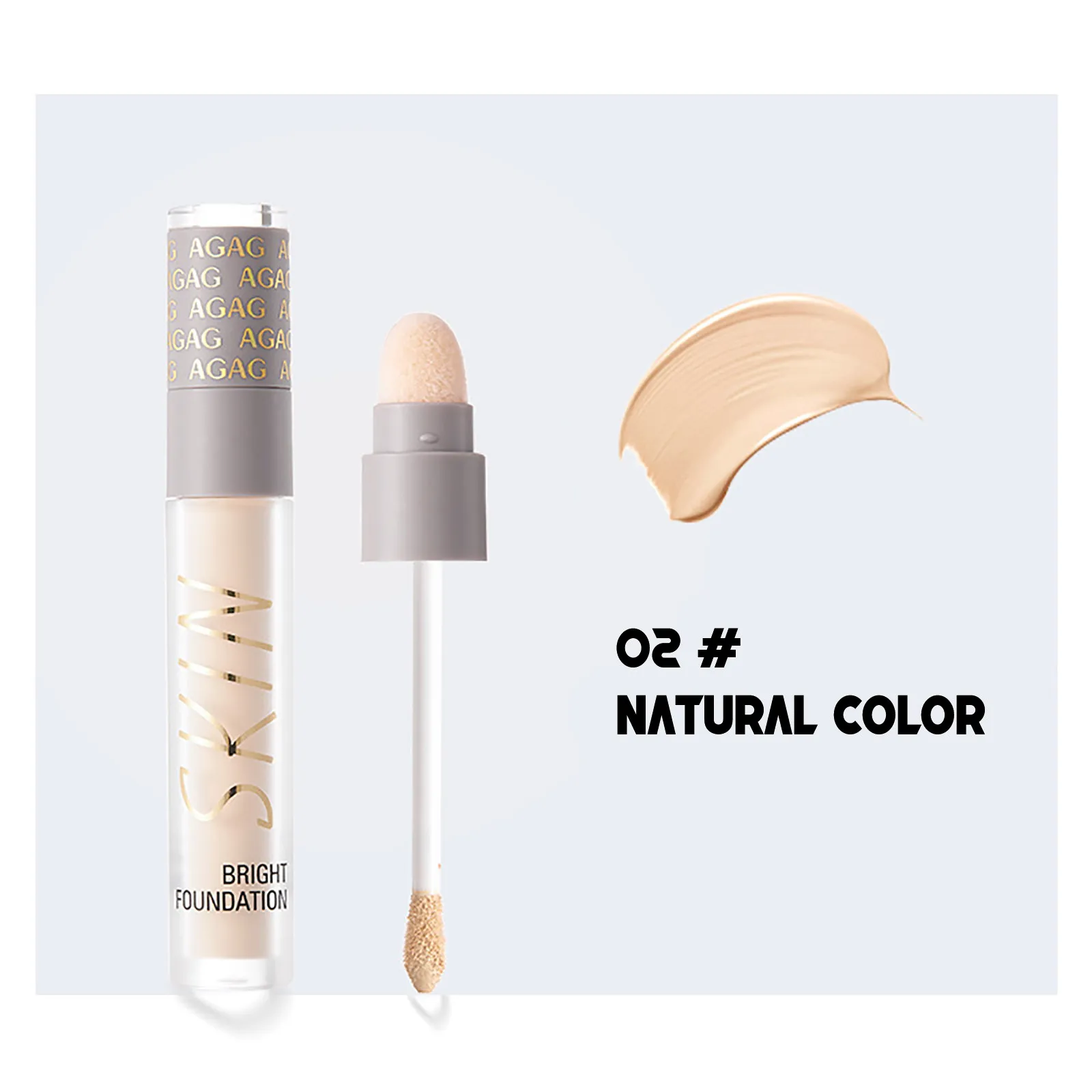 

Double-Headed Liquid Concealer Highlighter 2 Colors Brighten Face No Trace Acne Invisible Pores Repairing Concealer Cosmetics