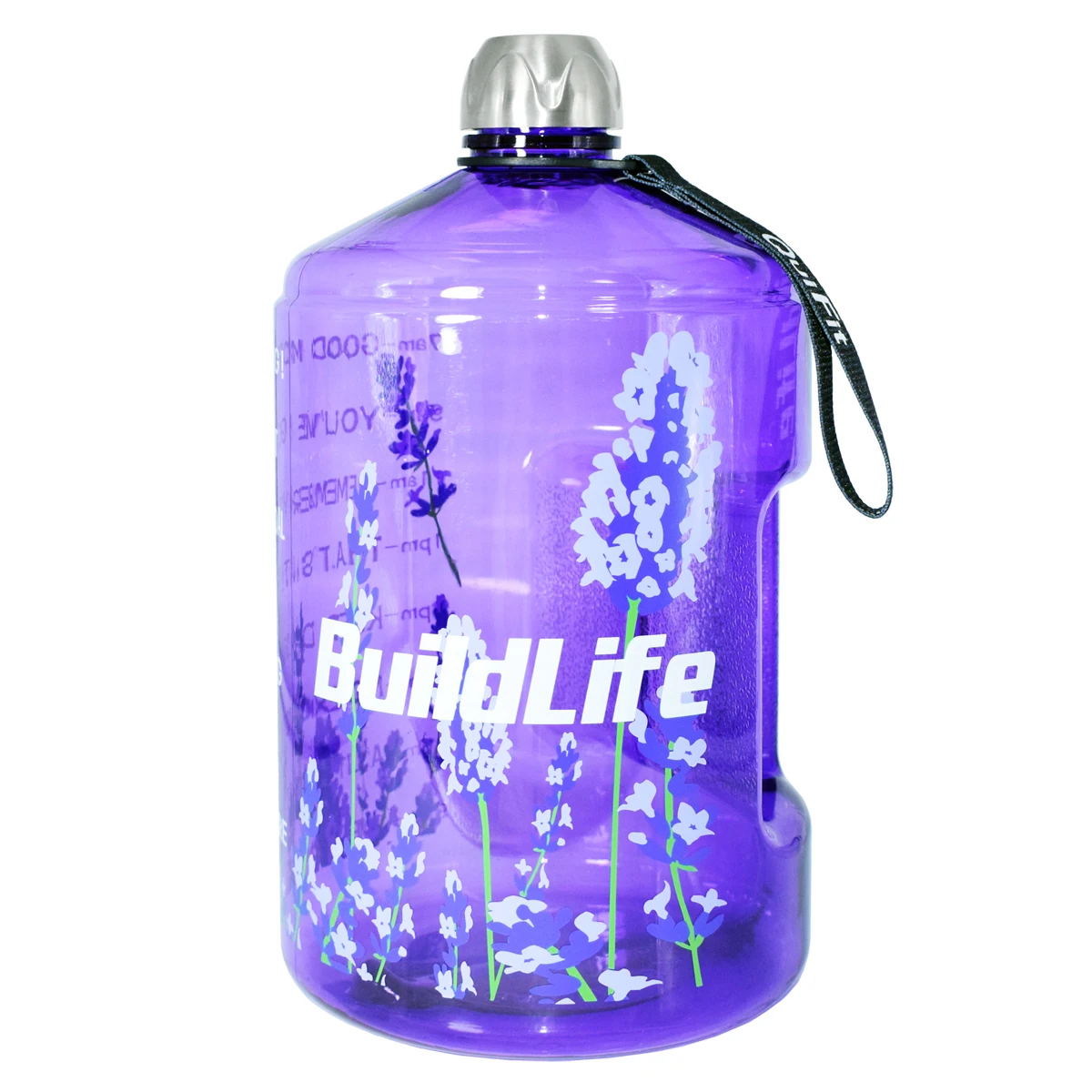 Lavender Bottle Quifit 128 унций 64 унции 32 унции 1 галлон BPA бесплатно пластиковая большая бутылка для воды для питья кувшин Тыква для путешествия спорт, фитнес, тренажерный зал бутылка воды эко - Цвет: Lavender Bottle