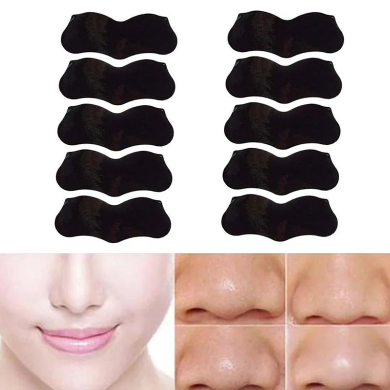 10 шт. маска для ухода за кожей лица удаления черных точек акне прозрачная 3 шага