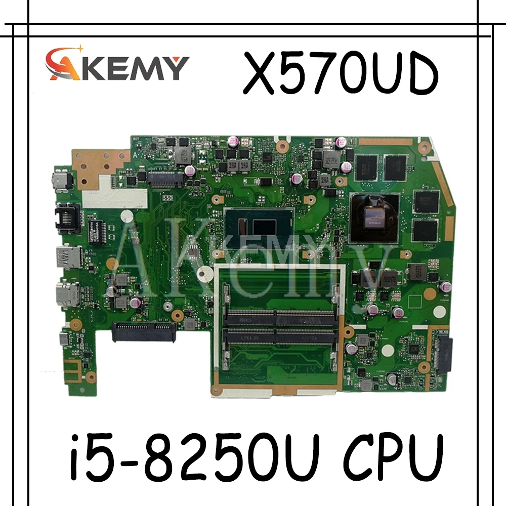 

X570UD материнская плата для For Asus TUF YX570U YX570UD X570U X570UD материнская плата для ноутбука i5-8250U CPU GTX1050 GPU