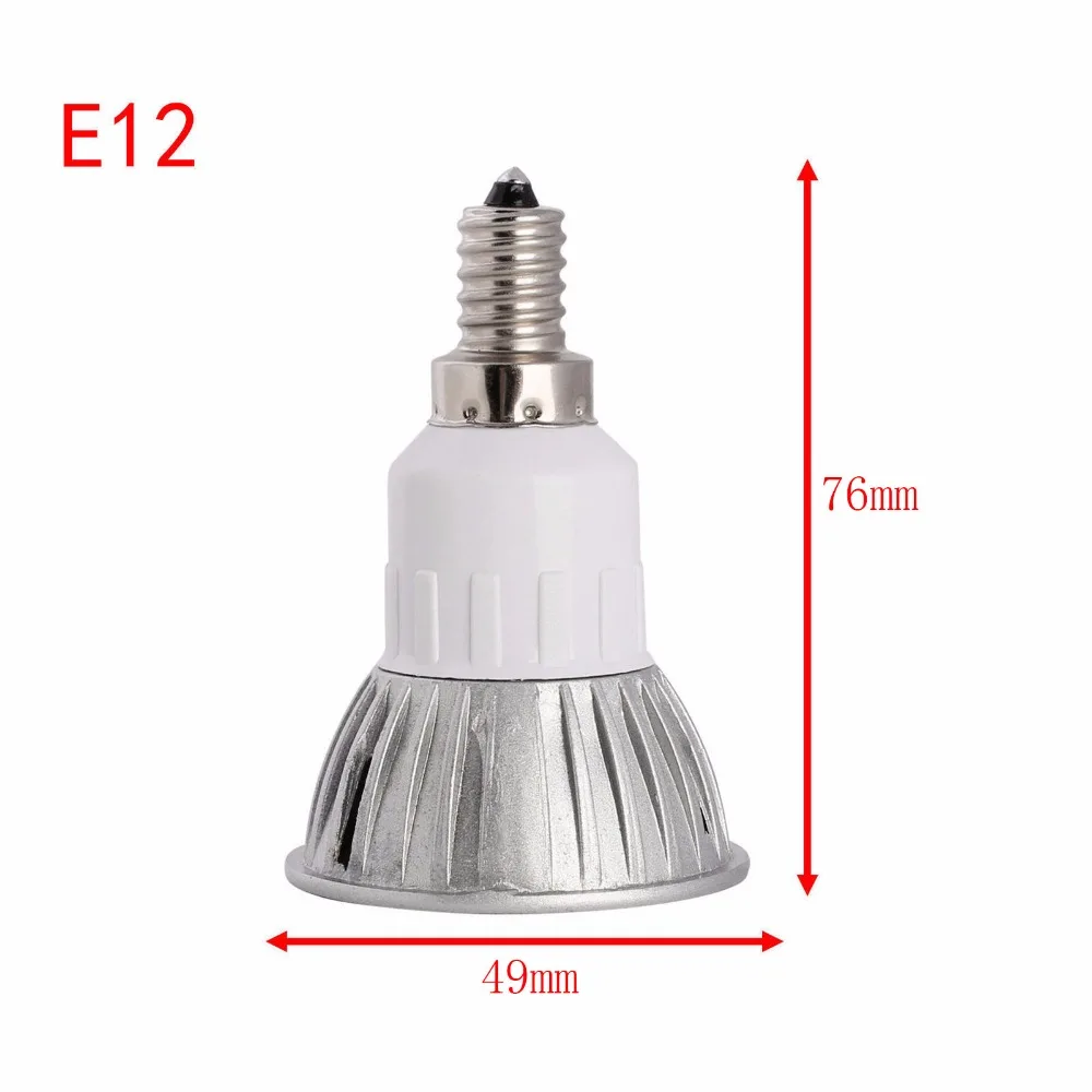 Светодиодные точечные светильники GU10/B22/E27/E14/E12/B15/GU5.3 высококачественные лампочки