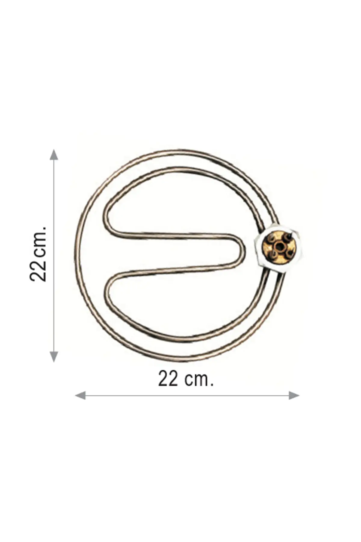 

MHT Parts Urn & Tea Boiler Coil 3000 Watt 220 Volt 8.5 Crni Chrome