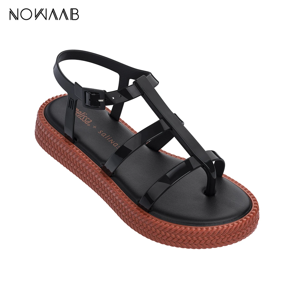 Melissa/женские босоножки Летняя обувь Женские на платформе Обувь массивном каблуке