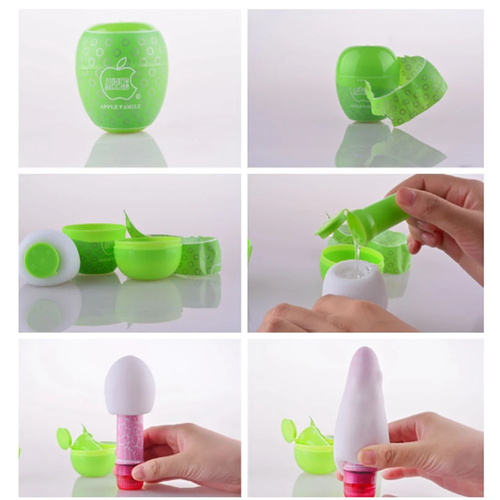 6 видов Мужской портативный яйцо стимулятор в форме пениса массажер удовольствие