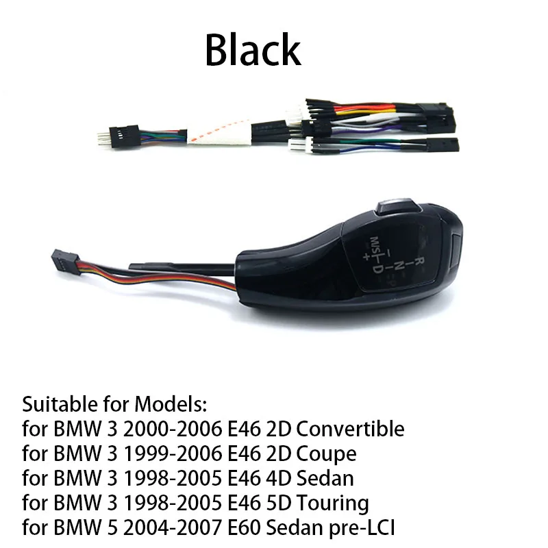 

Светодиодная ручка переключения передач, рычаг переключения передач для BMW 1 3 5 6 серии E90 E60 E46 2D 4D E39 E53 E92 E87 E93 E83 X3 E89 Автоматические аксессуары