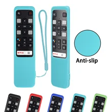 Voice TV Silicone Remote Control Cover RC802V FMR1 FLR1 FNR1 For TCL LCD TV 65P8S 55P8S 55EP680 50P8S 49S6800FS 49S6510FS