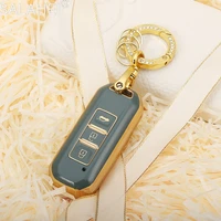 tpu car key case cover protection shell keychain keyring for baojun 510 730 360 560 rs 5 530 630 for wuling hongguang s style