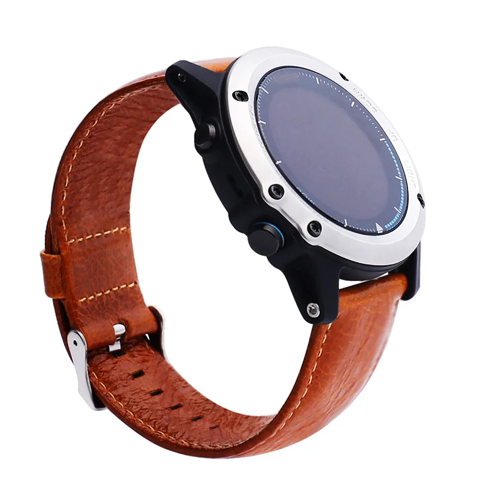 2020 Replacement Soft Leather Watch Band Strap + Tool For Garmin Fenix 3 / Hr Bw FREE SHIPPING Correa de reloj | Электроника