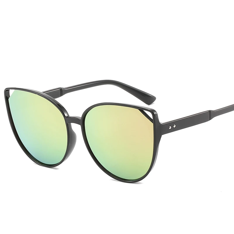 Винтажные Солнцезащитные очки кошачий глаз женские и мужские Брендовые с