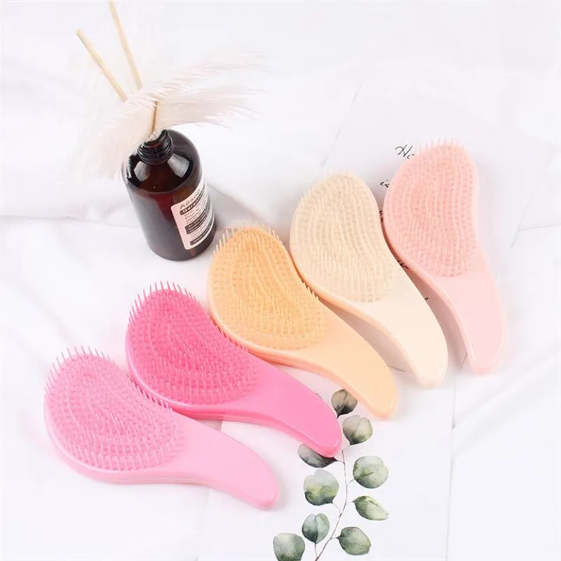 

1pc Hot Magic Handle Comb Anti Static Massage Hair Brush Tangle Detangle Shower Massage Hairbrush Comb Salon Hair Styling Tool