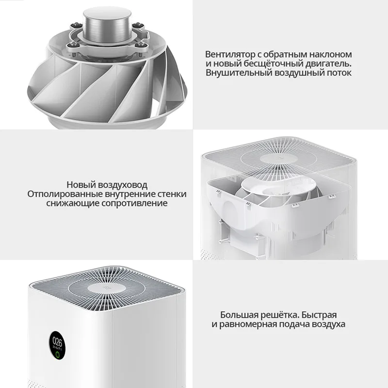 Xiaomi очиститель воздуха 3H фильтра Свежий Озон для дома озонатор рециркулятор уф