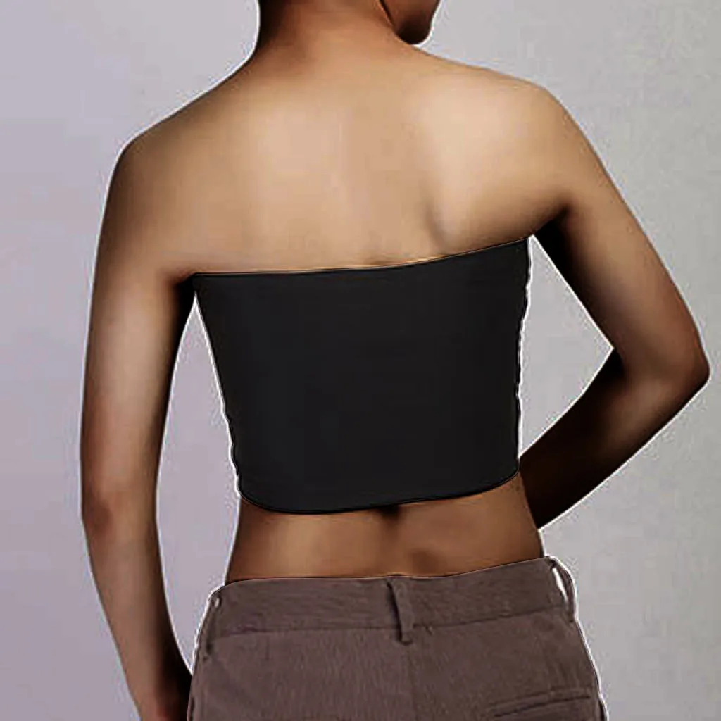 Сексуальный однотонный бюстгальтер на бретельках для мальчиков с надписью Tom boy