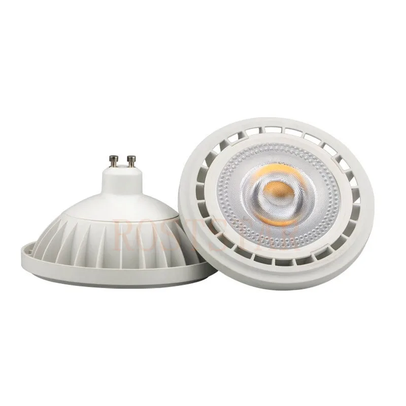 1 шт. COB 10W/15W AR111 G53/GU10 QR111 Светодиодный точечный светильник лампы Ультра яркий