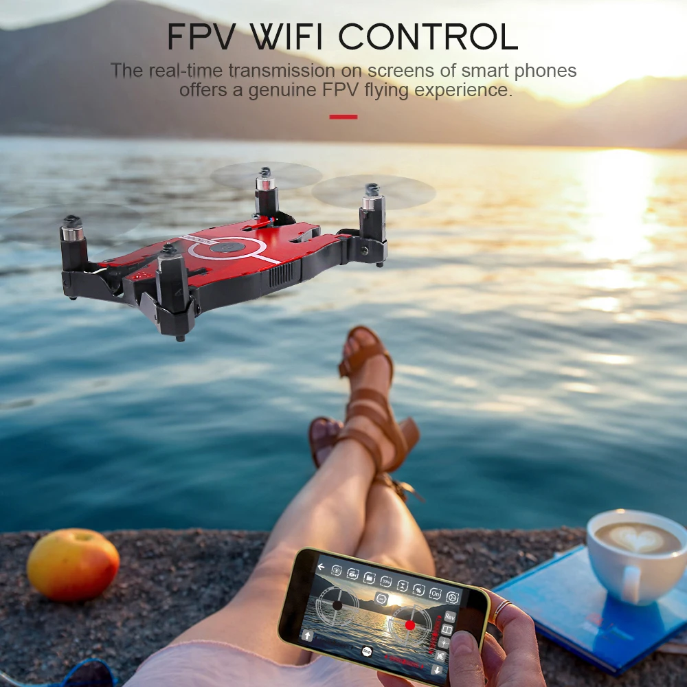Набор T49 6-Axis Gyro WI-FI FPV RC складной Дрон HD Камера Квадрокоптер складной G-sensor RC селфи Карманный Дрон RTF RC игрушки подарок