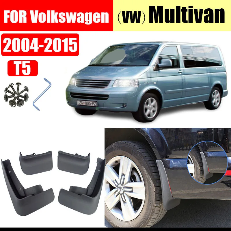 Mud flaps for VW Multivan T5 Mudflap splash Guard Fenders Multivan Mudguards Fender car accessories Front Rear 4 pcs 2004-2015