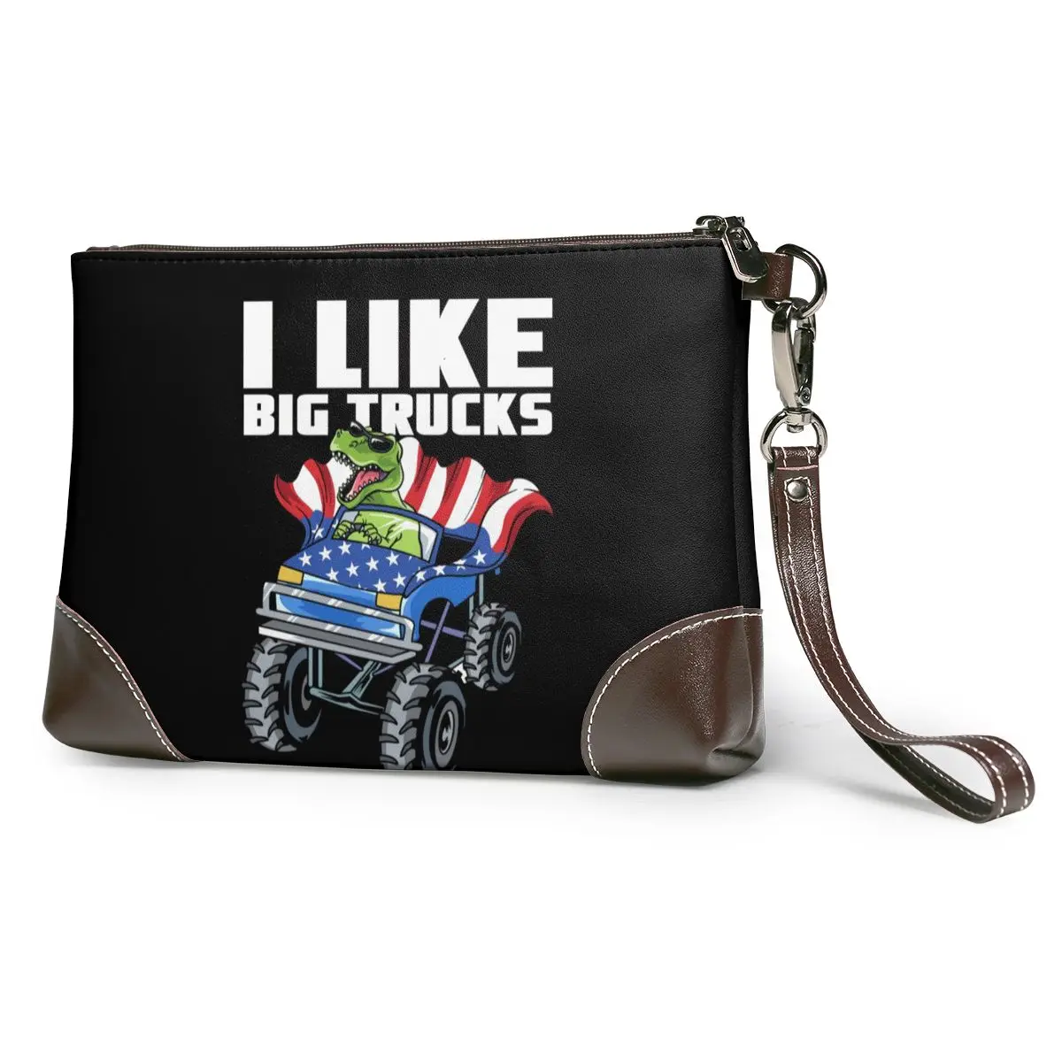 

Dino Clutch Bag Design Luxury Clutch Purse Leather Summer Long Strap Wallet