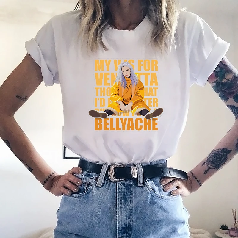 Новинка Billie Eilish белая футболка Черная Мужская футболка Titanfall BE Logo Print Модальные Мягкие Летние топы с коротким рукавом Homme - Цвет: 9