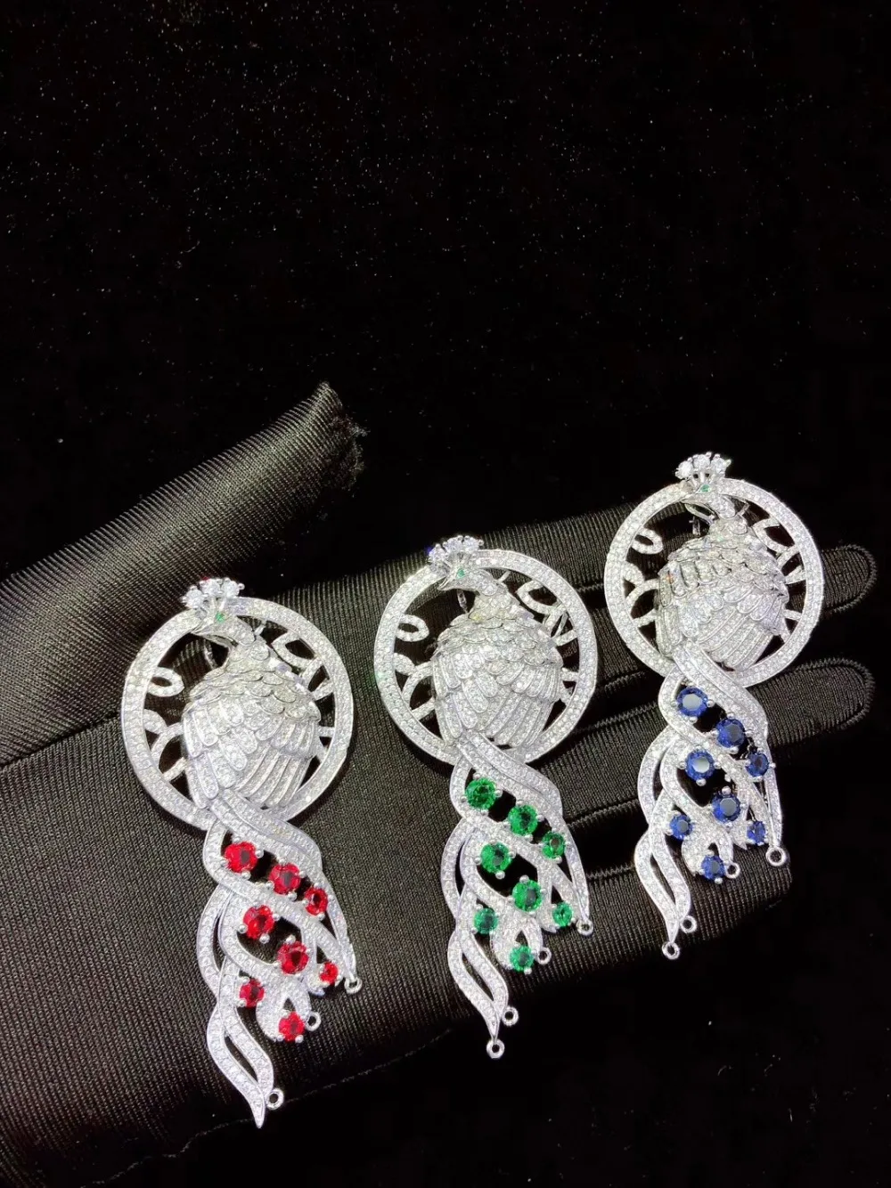 

High Quality Golden plated Paved CZ Necklace Pendant Connectors Cubic Zirconia DIY Jewellery Making