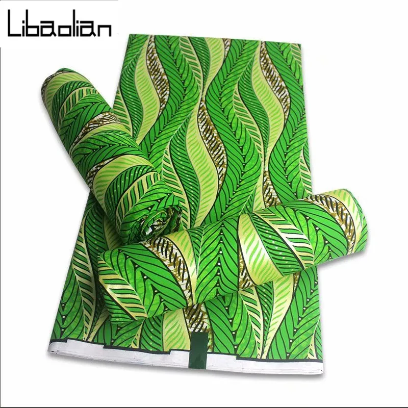 

Guaranteed Veritable 100% Cotton Golden Wax Fabric African Batik Print Fabric Real Nigerian Ankara Wax Fabric For DIY Sewing F-1