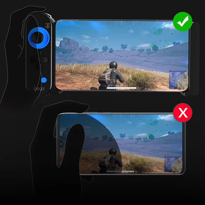 

Ipega PG-9120 Wireless Bluetooth Gamepads Trigger for Pubg BT 4.0 Controller Joystick Game Handle for Ipad Tablet PC IOS Android