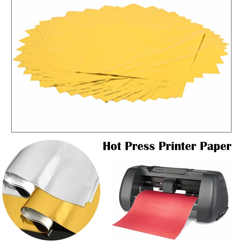 

A4 Gold/Sliver /Red Lasers Printer Hot Laminator Hot Press Printer Paper Laminating Transfer Paper 50 Sheets