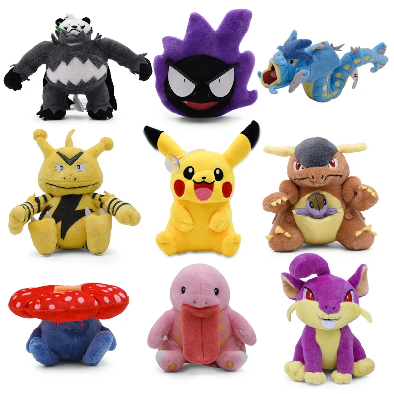 Кукла Покемон Takara Tomy Gyarados Rattata Gastly Kangaskhan мультяшная мягкая плюшевая игрушка