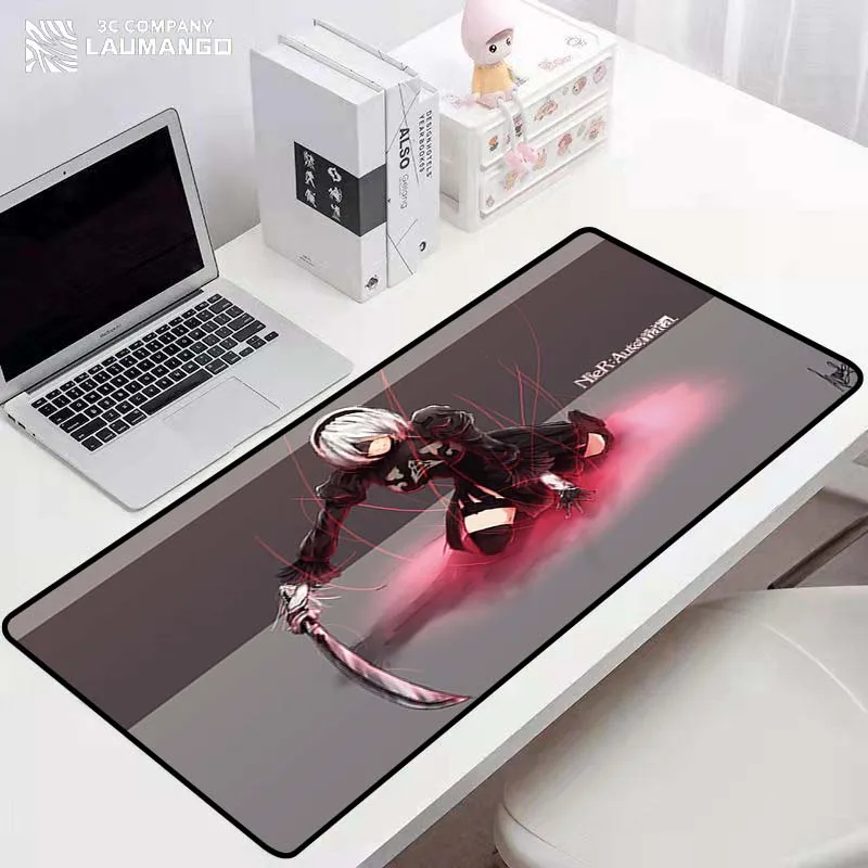 

NieR Automata Gaming Keyboard Pad Mouse Computer Desk Pc Gamer Carpet Mousepad Company Mausepad Non-slip Mat Kawaii Accessories